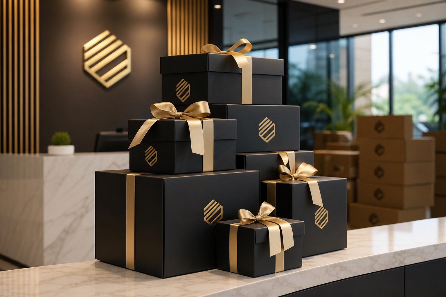 Corporate gift boxes